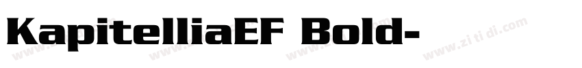 KapitelliaEF Bold字体转换